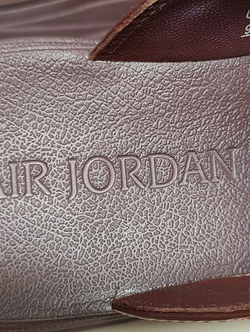Air Jordan Team Red patent leather chunky platform loafer mules size 9 - Picture 10 of 12